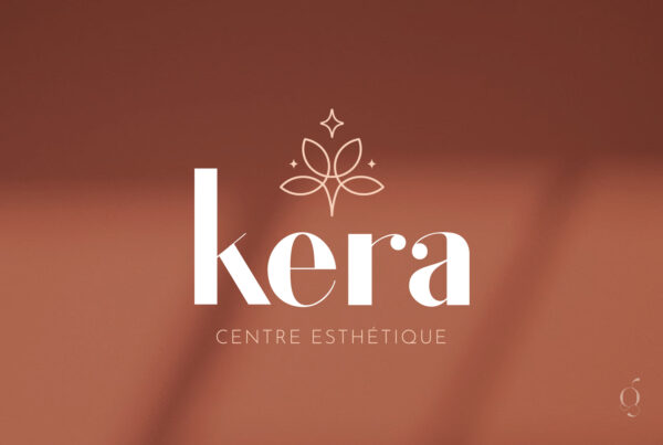 charte et logo kera centre esthétique moderne et féminin